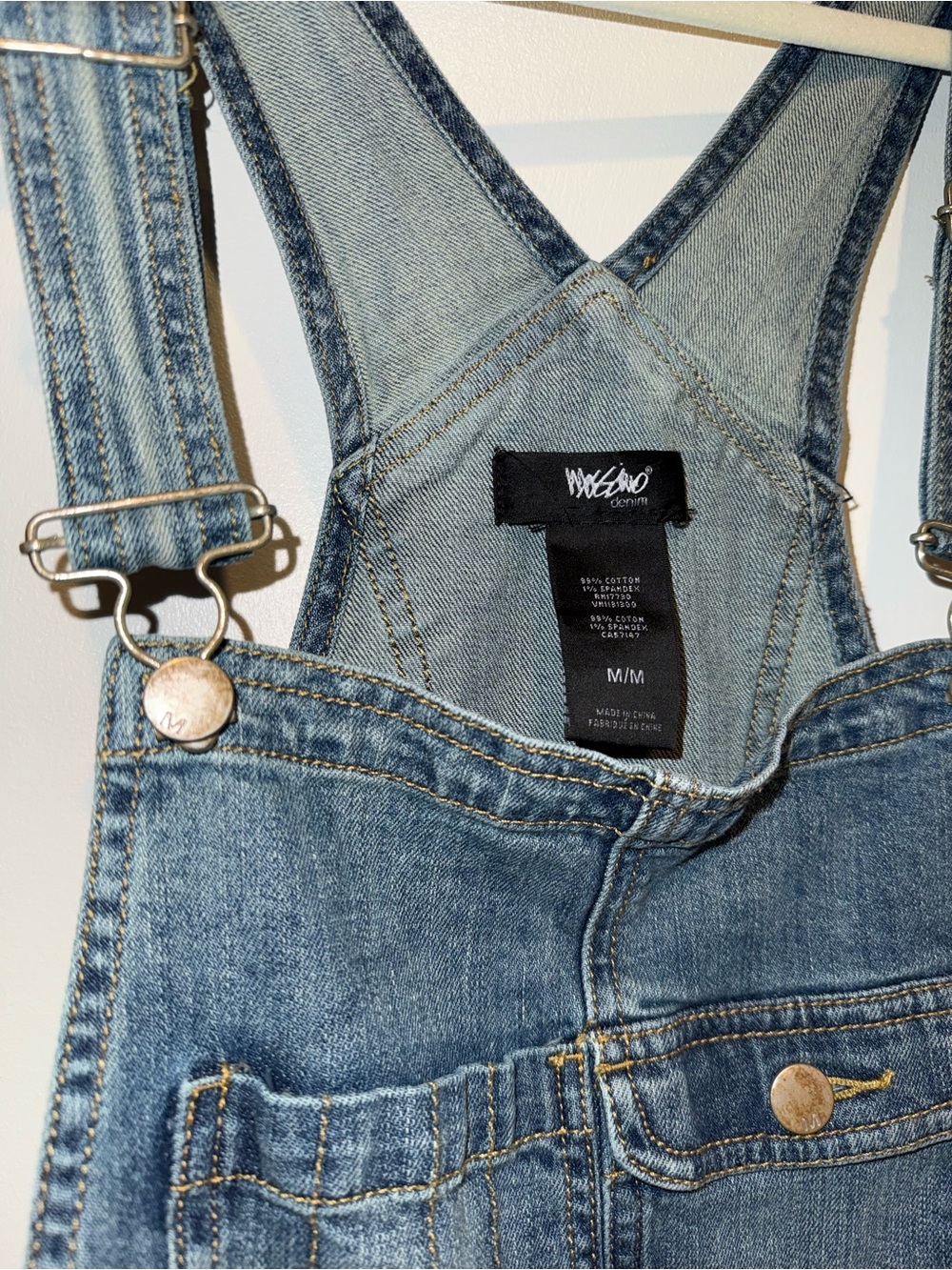 Mossimo Denim Overall Shorts